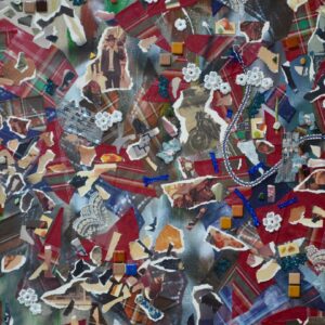 Benedict Yu, ‘Fragment 1.0’, 2020, Mixed media, 130 x 90 cm. Image from the artist’s website