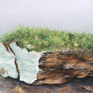 Giang Lê, ‘Majestic Mountains and Expansive Rivers’, 2021, Gemstone on acrylic, dimensions variable. Image from the artist’s website