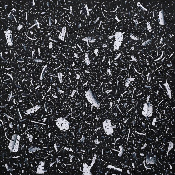 Eko Nugroho, ‘Love, Ego, Money’, 2013, cast paper mask with screen print, marbling, STPI handmade paper, 112 x 41 x 38.5 cm. Image from STPI