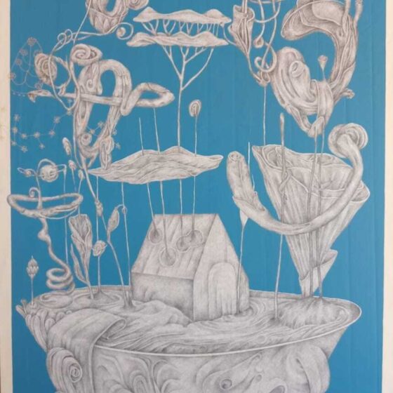 06-Anton-Subiyanto-_Flowers-1-2023-Pencil-acrylic-on-canvas-150-x-200-cm.-Image-from-Artsy