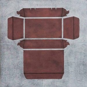 Alvin Zafra, ‘Analemma 011’, 2020, stones on sandpaper, 39 x 39.2 cm. Image from Artinformal