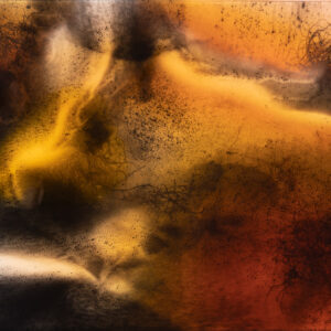 Arin Dwihartanto Sunaryo, 'Liniresin (Sawit #2)', 2022, palm oil, charcoal, fiber and pigmented resin mounted on wooden panel, 60 x 42 x 5 cm. Image from Silverlens Galleries