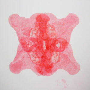 Sita Inyai, ‘Blooming’, 2019, 80 x 80 cm. Image from La Lanta