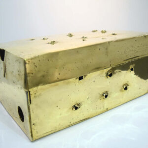 Chris Chong Chan Fui, 'Shoebox/Temporary Animal Housing', 2019, hand casted bronze, 14 x 29 x 19 cm. Image from the artist's website