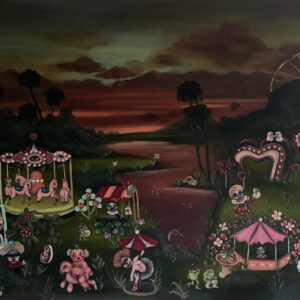 Claudia Koh, 'After Hours’, 2022, oil on linen, 92 x 122 cm. Image from Cuturi Gallery
