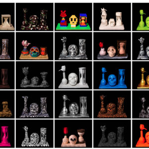 Corinne De San Jose, 'Vanitas (Omnibus) Versions 1 to 25', 2015, inkjet print on Hahnemuhle photo rag bright white 310 gsm paper, 30.5 x 40.6 cm. Image from Silverlens Galleries