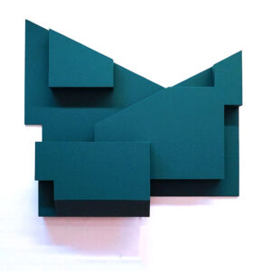 Faris Nakamura, ‘More Than Just The Tip’, 2021, emulsion on treated wood acrylic metal pieces 110x120x18cm. Photo courtesy RKFA and the artist.