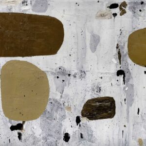 Fauzul Yusri, ‘Evening’, mixed media on canvas, 122 x 244 cm. Image from Taksu