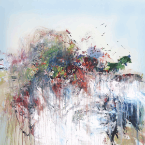 Ibrahim-Sutan-Parpatiah-‘Memori-Taman-Hati-Memory-of-a-Heartfelt-Garden-2020-acrylic-on-canvas-196-x-196-cm.-Image-from-Gajah-Gallery