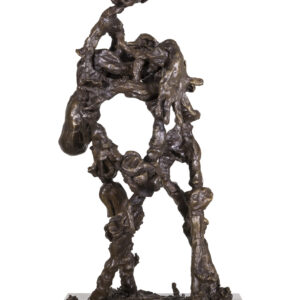 Jigger Cruz' Untitled' 2019, Bronze, 43 x 45 x 88cm, Image courtesy of Gajah Gallery and the artist
