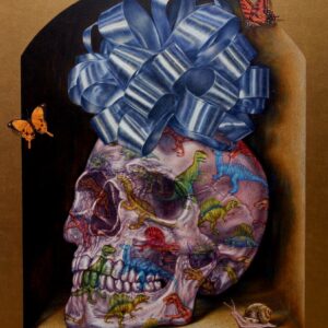 Jirapat-Tatsanasomboon-‘The-Gift-for-the-Fear-of-Change-2022-acrylic-on-canvas-100x120cm-Image-from-La-Lanta