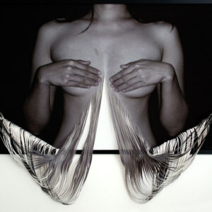 Kamolpan Chotvichai, 'Underneath', 2015, c type print and hand cut canvas, 79 x 112 cm. Image from Sundaram Tagore