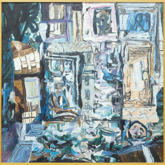 Keka-Enriquez-‘Doors-and-Windows-2023-oil-on-canvas-121.90-x-121.90-cm.-Image-from-Silverlens