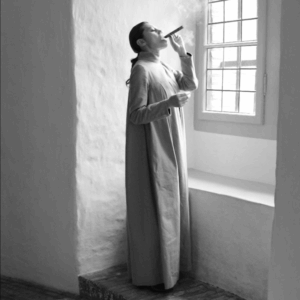 Lilibeth Cuenca Rasmussen '7 Stages of Gynophobia', 2021, Text, performance and concept, Performance at the Nordic House in The Faroe Islands. Photo courtesy of the artist