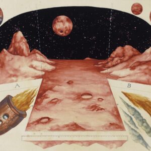 Liv Vinluan, 'Que Linda (The Islander Play Theatre Series)', 2021, Watercolour, gouache, ink and graphite on bamboo paper, 29.7 x 40.3 cm, Image courtesy of Silverlens