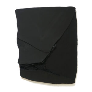 Mahalakshmi Kannappan, 'No.4, Part of Whole', 2022, charcoal on wood, 123 x 100 x 7 cm. Image from Gajah Gallery