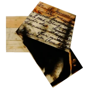 Maharani Mancanagara, ‘Buku Biru #3’, 2020, charcoal on wood, 61 x 54 x 7 cm. Image from The Artling