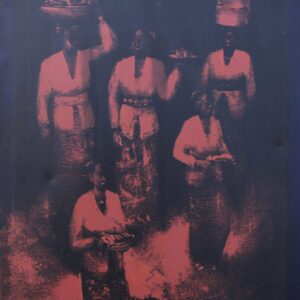 Mangu Putra, ‘Pergi Ke Purah (Going to the Temple)’, 2005, acrylic on canvas, 80 x 60 cm. Image from Ocula