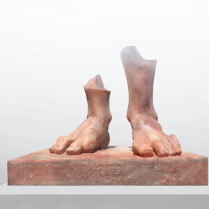 Rattana Salee, ‘Missing Hero’, 2021, resin, 63 x 63 x 50 cm. Image from La Lanta