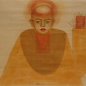 Nguyen Minh Thanh, 'The Heat', 2005, lacquer, 82 x 82 cm. Image from Art Vietnam Gallery