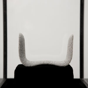 Nguyen Thi Thanh Mai, 'Out', 2012, vaginal spectrum, beads, 120 x 25 x 25 cm. Image from Post Vidai Gallery