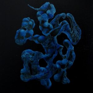 Oneal Parbo, 'Blues Power', 2020, Oil on canvas, 40 x 30 cm, Image courtesy of Cuturi Gallery and the artist