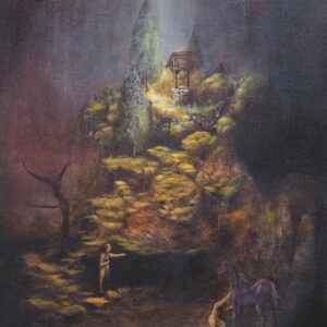 Oneal Parbo, 'Echoes', 2022, Oil on canvas, 60 x 45 cm, Image courtesy of Cuturi Gallery and the artist