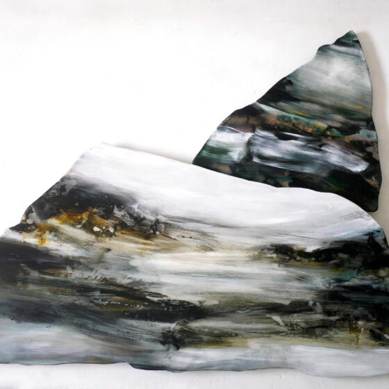 Wyn-Lyn Tan, 'PRESENCE/ABSENCE', 2018, acrylic on wood, dimensions variable. Image courtesy of FOST Gallery