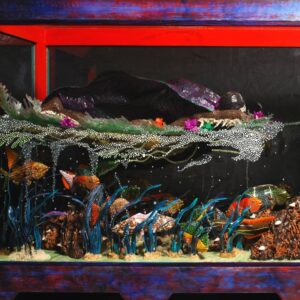 Roberto Feleo, 'Ang Manglalangoy at ang Abot Tanaw', 2012, mixed media, 70 x 24.5 x 51 cm. Image from Altro Mondo Arte