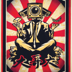 Sam Lo, 'Big Brother', 2017, acrylic and spray paint on canvas, 118.9 cm x 84.1 cm. Image from MutualArt