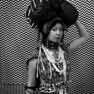 Stephanie Syjuco. 'Cargo Cults (Headbundle)', 2016, archival pigment prints, 101.6 x 76.2 cm. Image from the artist's website