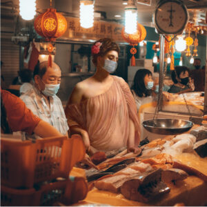 The Next Most Famous Artist, 'Visitor-#217', Digital collage, Image courtesy of the artist