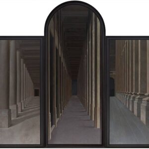 Natee Utarit, ‘The Silent Gateway’, 2016, oil on canvas 287 x 308cm (triptych).