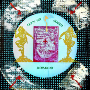 Tisna Sanjaya, 'Let's Go Joged Komando', 2008, oil on canvas, 170 x 150 cm. Image from MutualArt