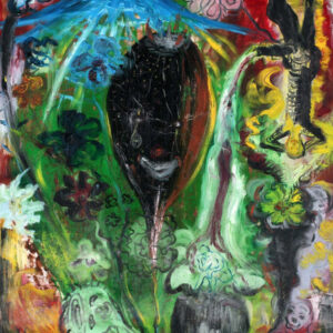 Tisna Sanjaya, 'Untitled', 2008, acrylic on canvas, 100 x 80 cm. Image from MutualArt