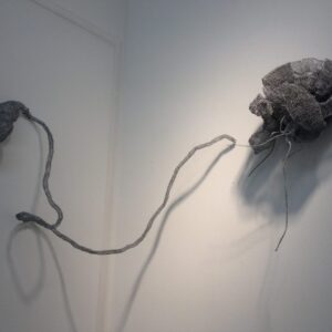 Tith Kanitha, 'Guardian of Coldecygne', 2015, hand coil wire, dimensions variable. Image from Aura Asia Contemporary Art Project