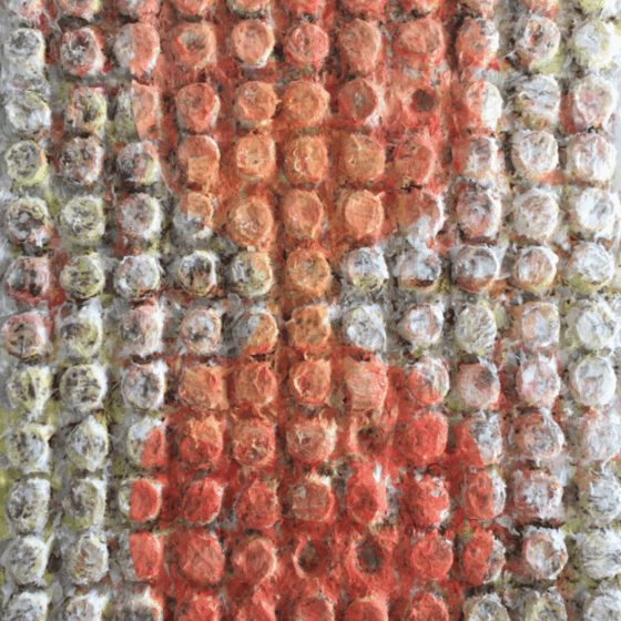 Zulkifli Lee, 'Legasi', 2021, paper collage & acrylic, 100 x 145 cm. Image from the artist's website