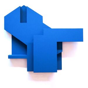 Faris Nakamur, ‘I've Seen This All Too Often’, 2021, emulsion on treated wood acrylic metal pieces 110x120x18cm. Photo courtesy RKFA and the artist.